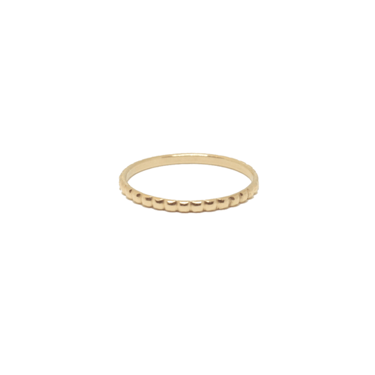 the smart minimalist 14k solid gold custom minimalist stacking ring