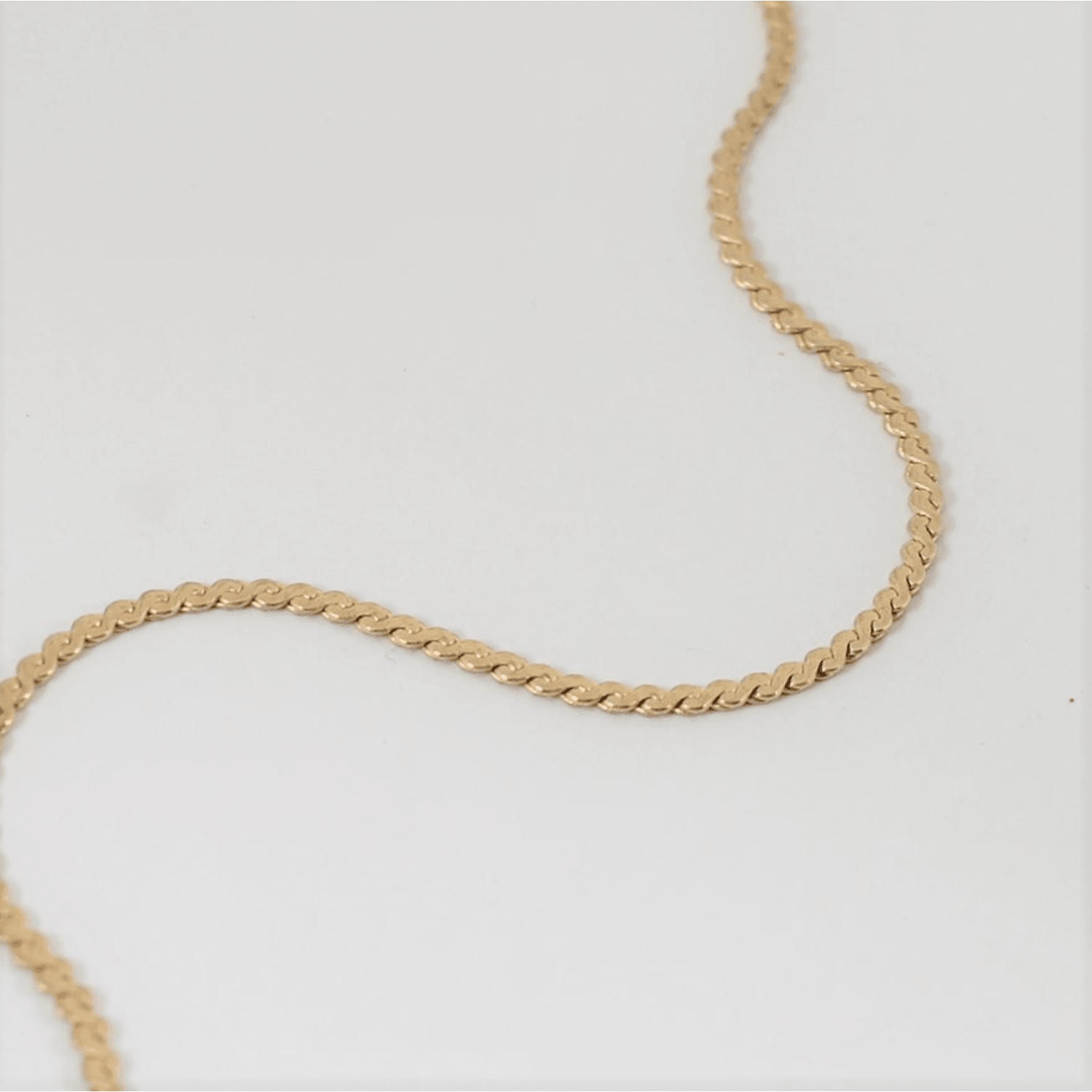 14k Gold Serpentine Chain Bracelet - The Smart Minimalist