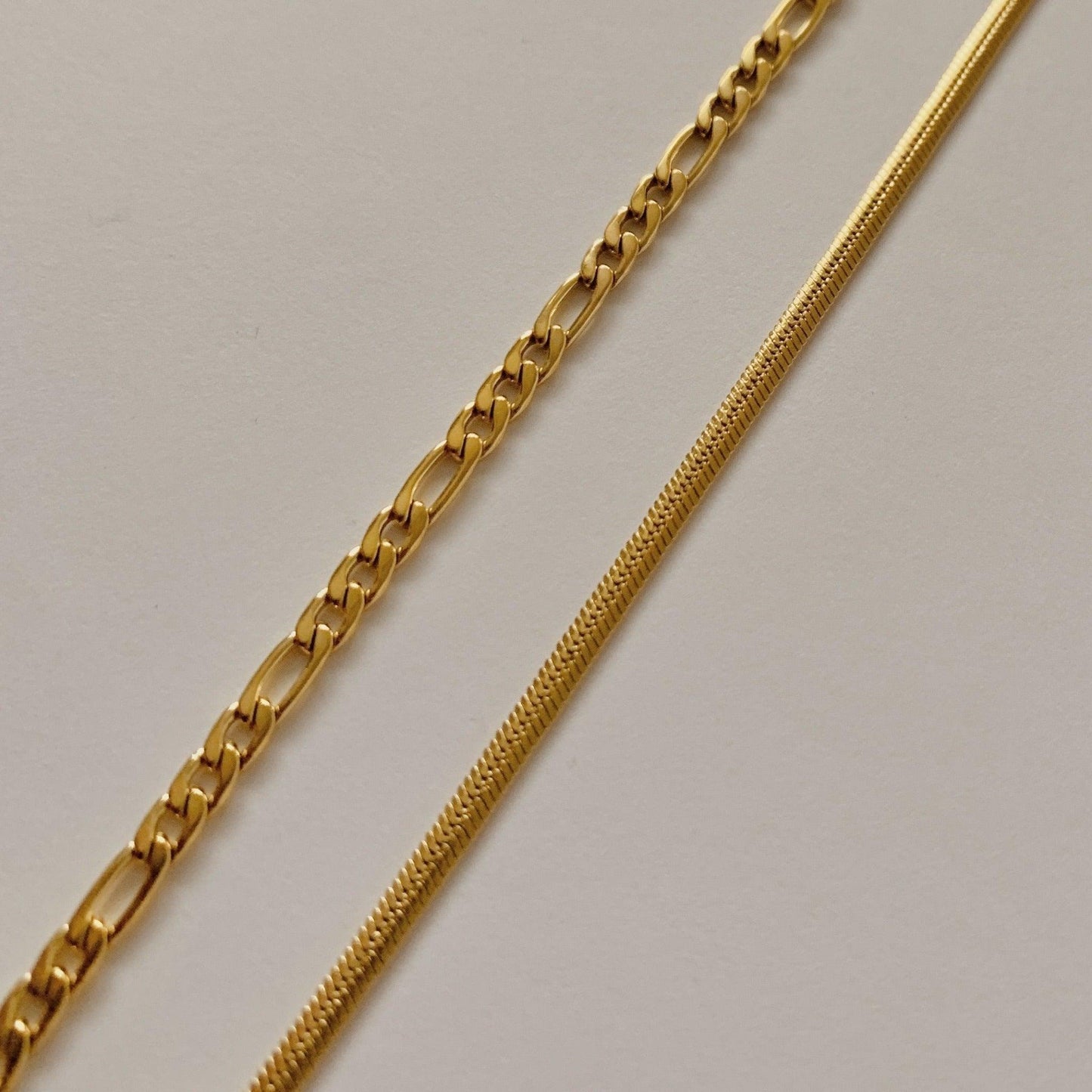 18k Gold Figaro Chain - The Smart Minimalist