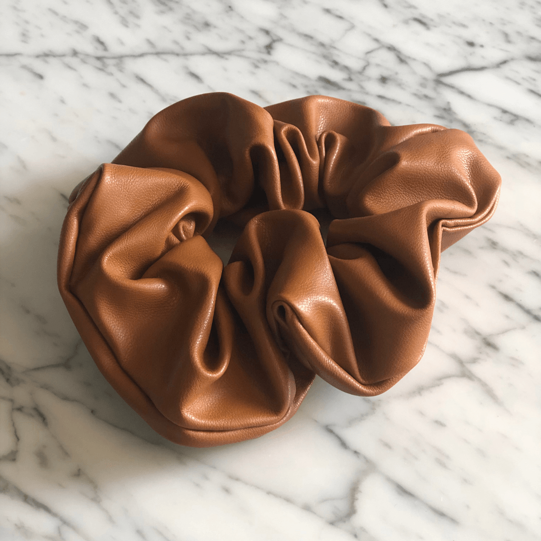 Vegan Leather Scrunchie - The Smart Minimalist