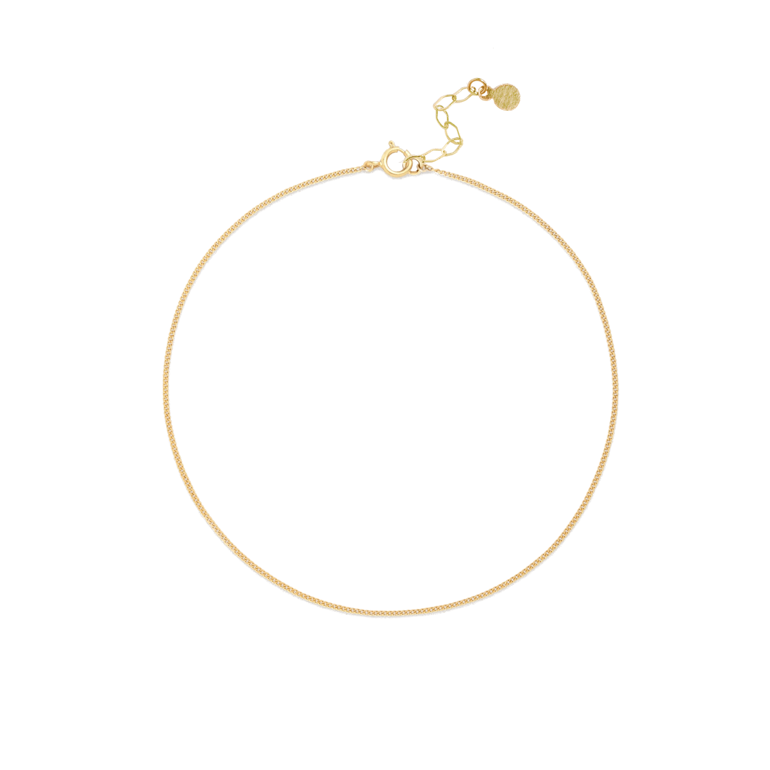 Curb Chain Anklet - 14k Gold or Silver - The Smart Minimalist