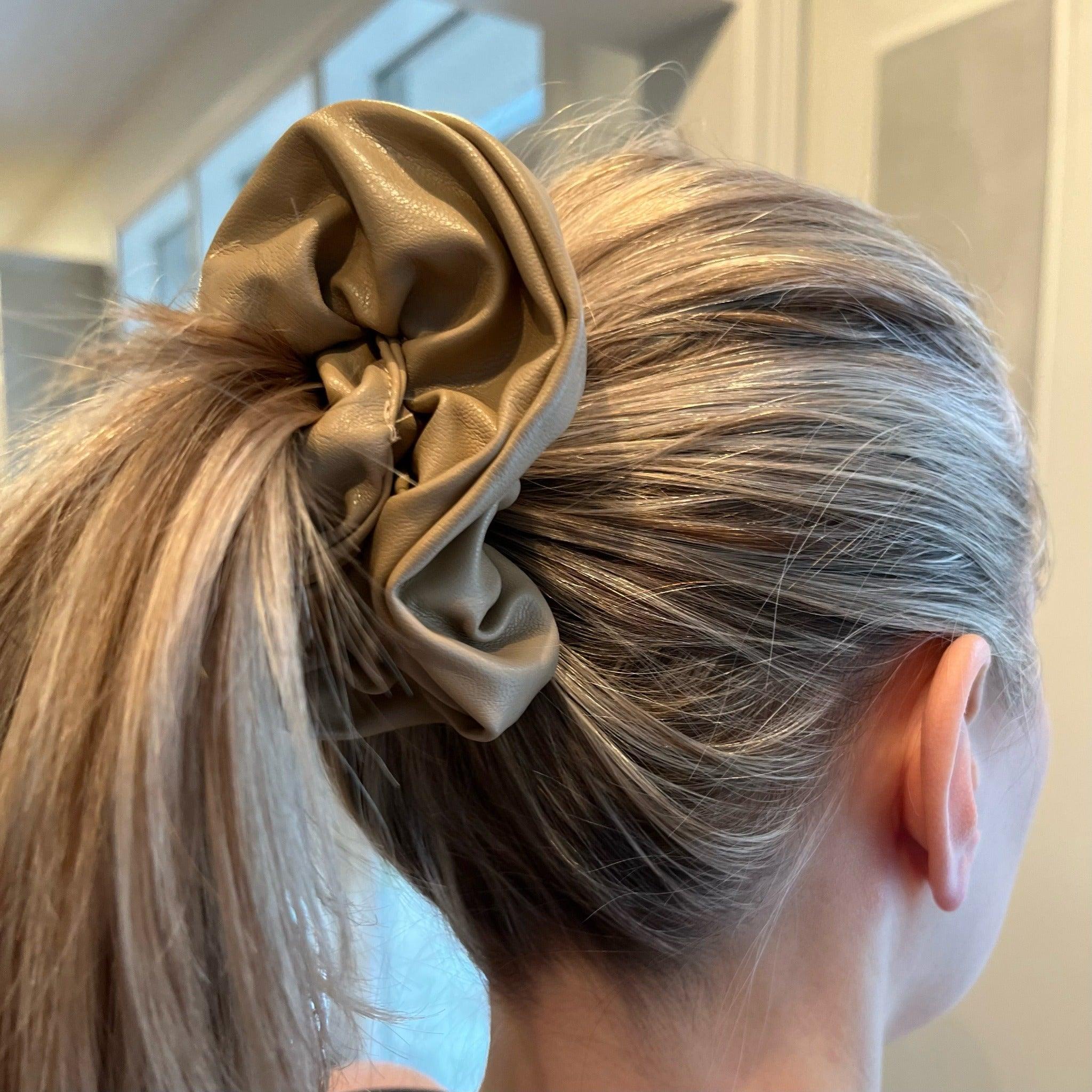 faux leather scrunchies faux leather hair scrunchies what glue do you use for faux leather best material for making scrunchies what is the best fabric to make scrunchies