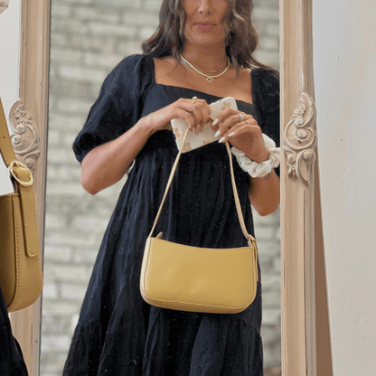 Yellow Mini Baguette Handbag - The Smart Minimalist