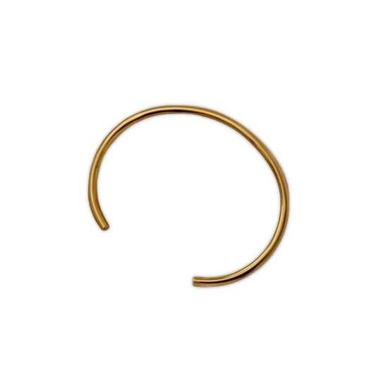 Minimalist 18K Gold Cuff Bangle Bracelet