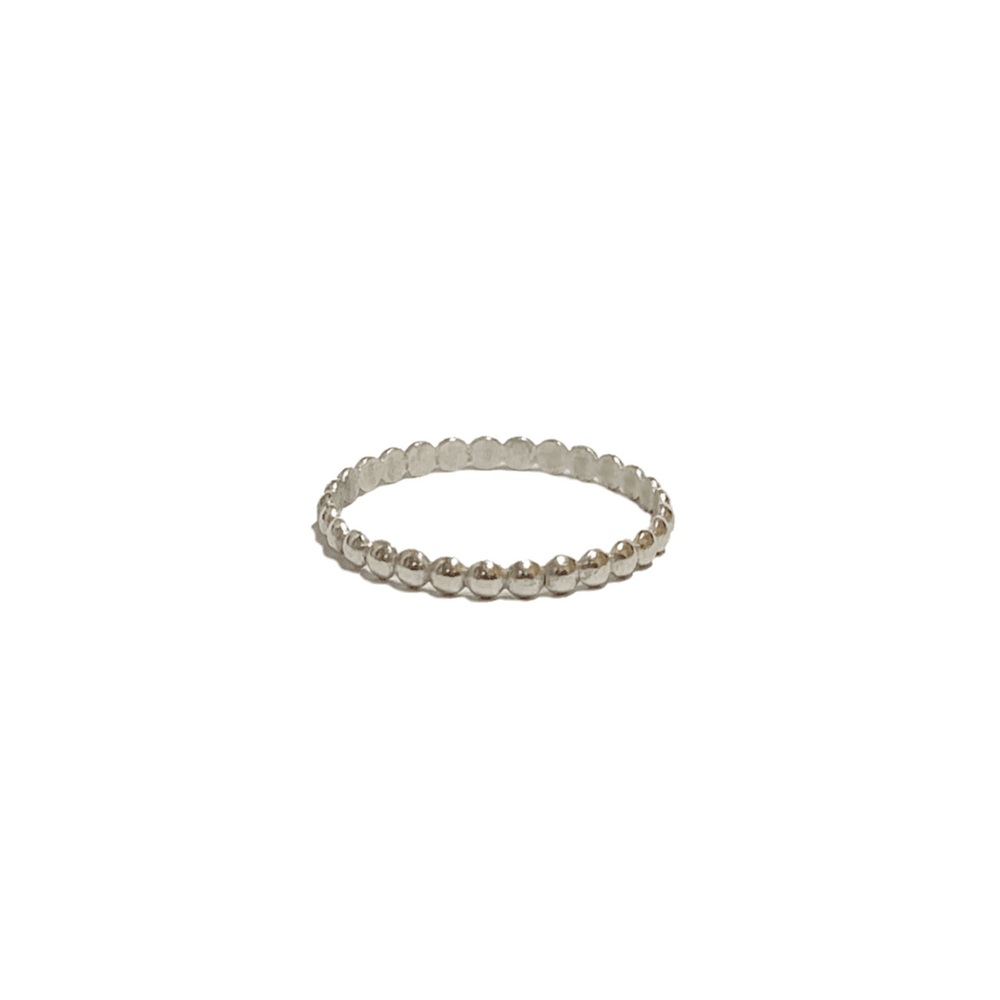 The Smart Minimalist - Stacking Ring - Bubble Detail
