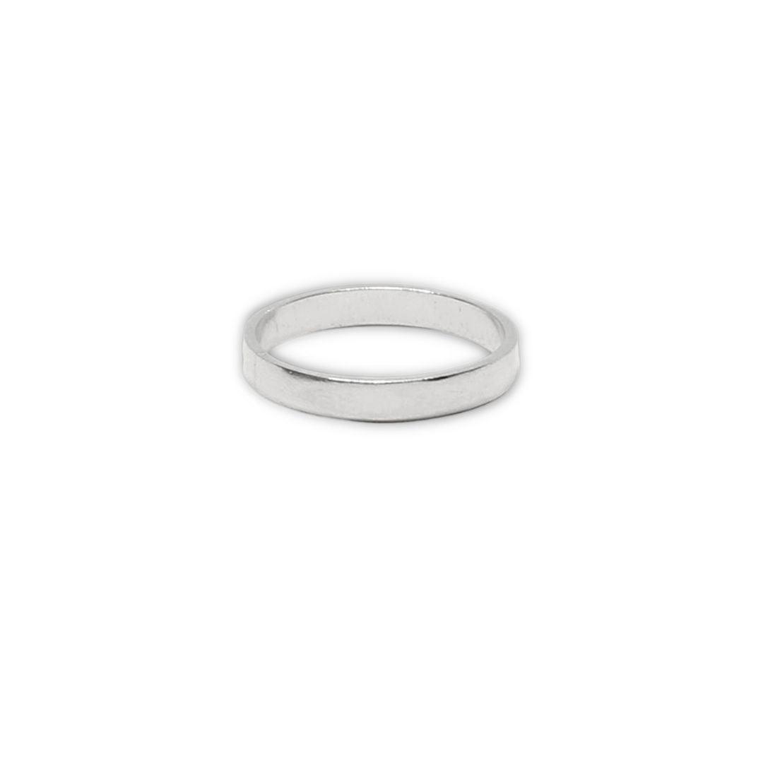 Minimalist Thick Silver Ring The smart minimalist handmade in canada