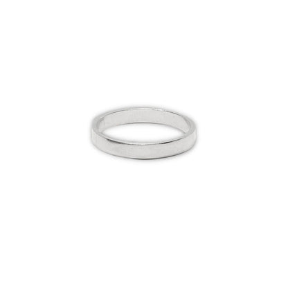 Minimalist Thick Silver Ring The smart minimalist handmade in canada
