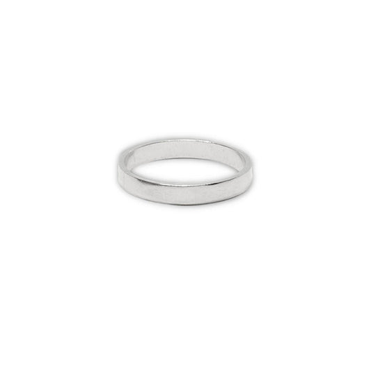 925 Silver Hammered Band Ring - The Smart Minimalist