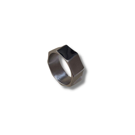 Octagon Ring - Silver - The Smart Minimalist