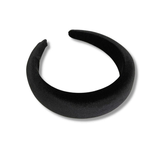 the smart minimalist black thick velvet headband ontario canada